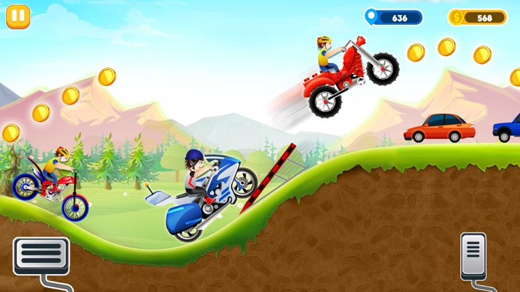 Motorbike Hill Racing Game screenshot-0