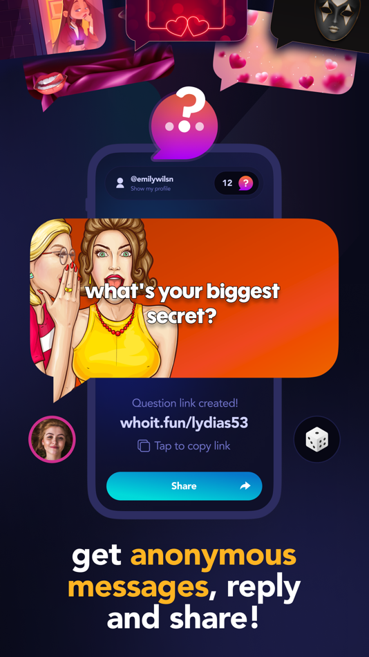 #1. WhoIt - Anonymous Q&A on IG (iOS) 由: DR BILISIM