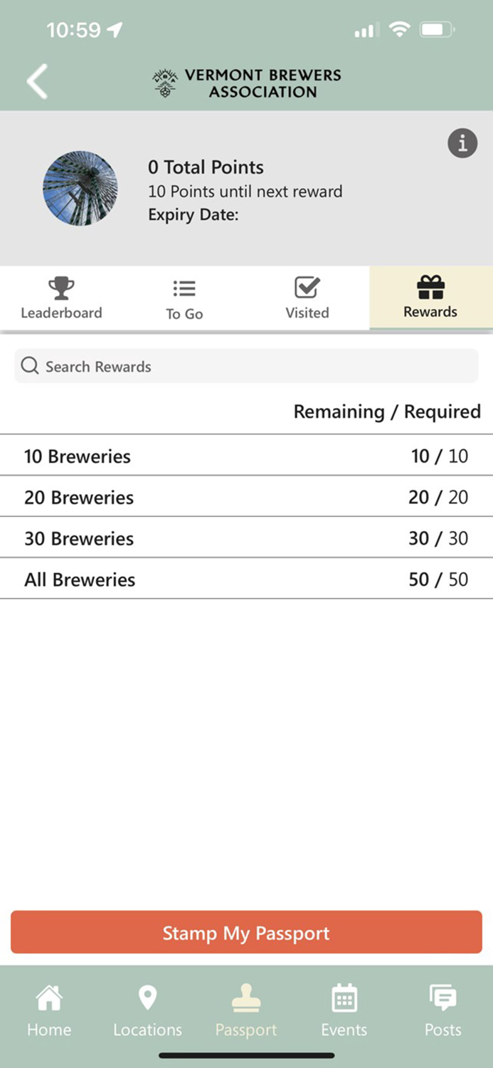 Vermont Brewery Challenge
