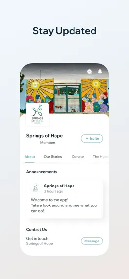 Game screenshot Springs of Hope Foundation hack