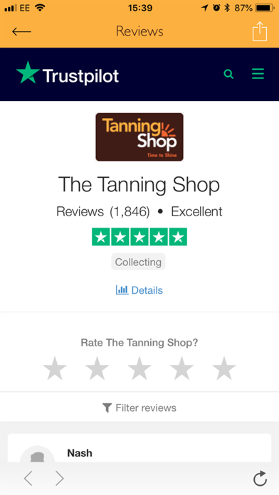 Tanning Shop Screenshot