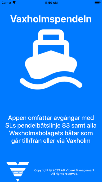 Viberö Vaxholmspendeln Screenshot