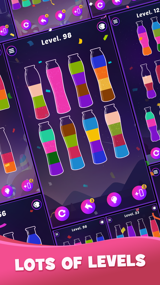 #2. Colored Water Sort Puzzle (iOS) 由: 吉良 高