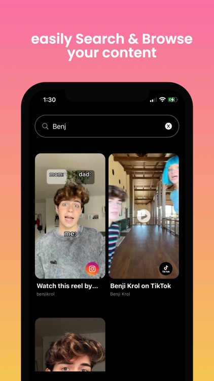 TikReel -  Video Organizer