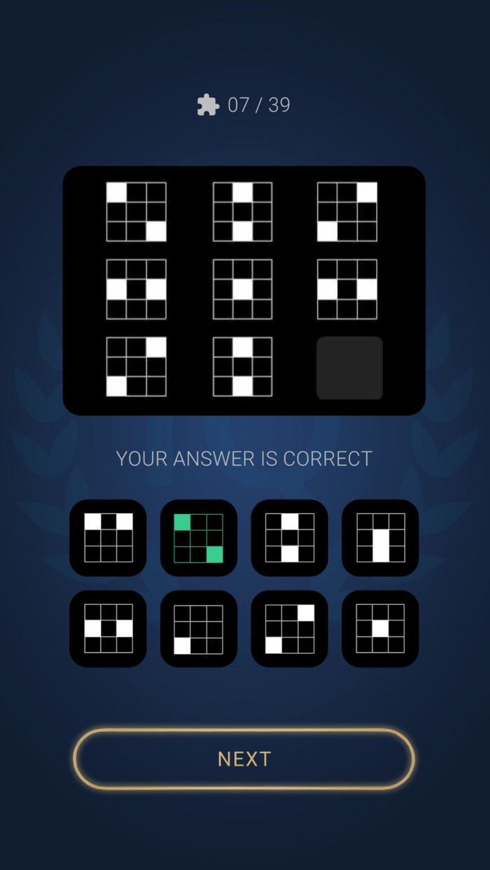IQ Test with a Certificate