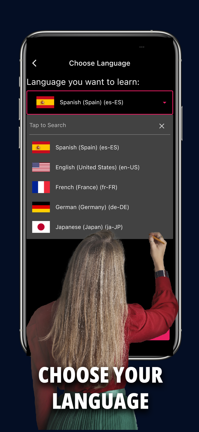 Practice languages learning AI