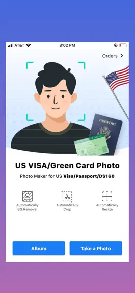 Game screenshot Green Card Photo US VISA apk