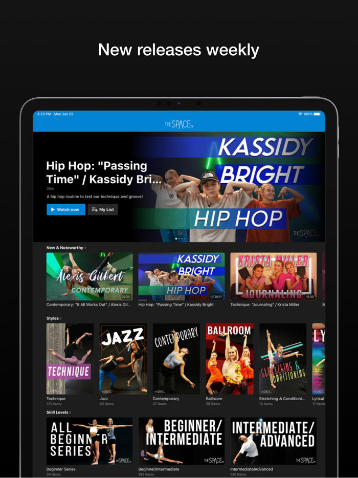 The Space TV Dance Classes