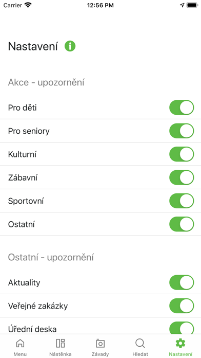 Říčany v mobilu Screenshot