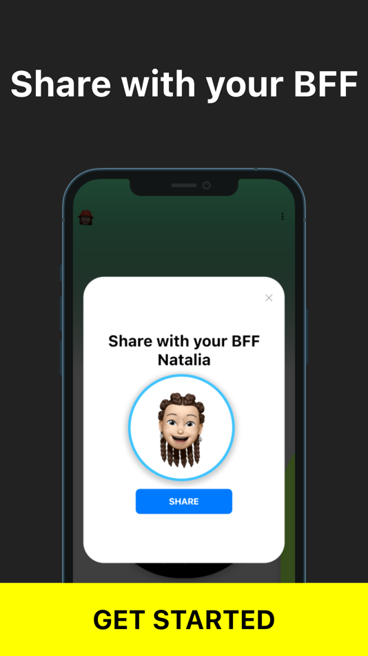 #3. BFFs (iOS) 由: Ryan Rogers