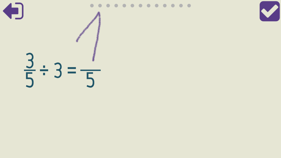 #7. Dividing Fractions Trainer (iOS) 由: Sergey Malugin