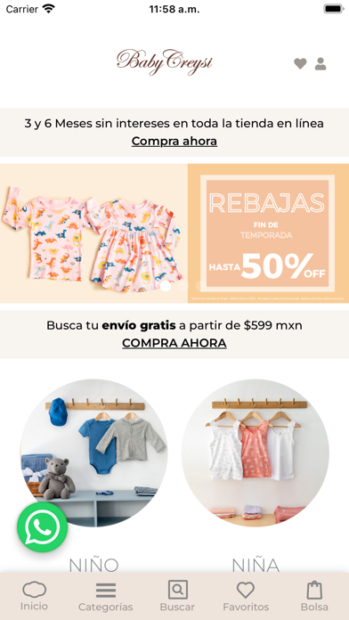 BabyCreysi Shop Screenshot