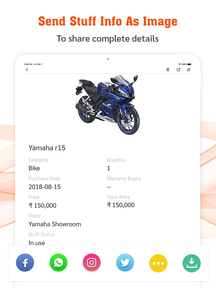My Stuff Personal Organizer