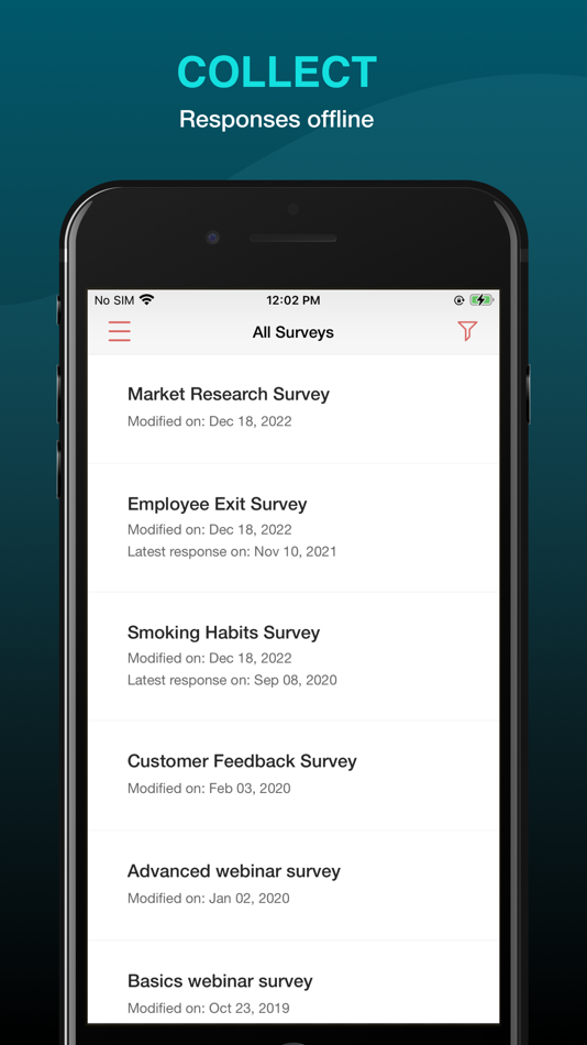 #1. Zoho Survey - Offline Survey (iOS) Podle: Zoho Corporation