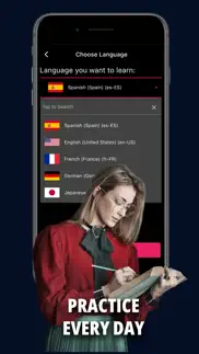practice languages learning ai iphone screenshot 4