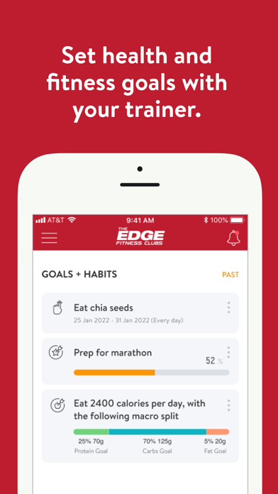 The Edge Fitness Screenshot