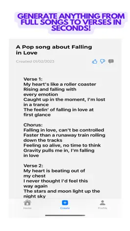 Game screenshot SongWrite: Generate Lyrics mod apk