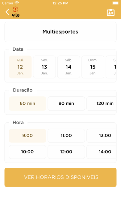 Vila Esportes e Eventos Screenshot