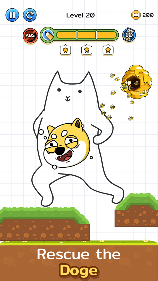 #2. Save the Dog: Draw Line DOP (iOS) 由: LeoGame Co., Ltd