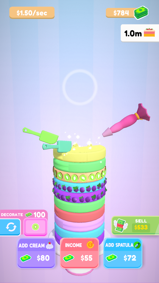 #1. Cake Clicker (iOS) Podle: Makemakex