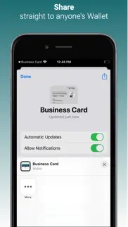 wallet business card iphone screenshot 2