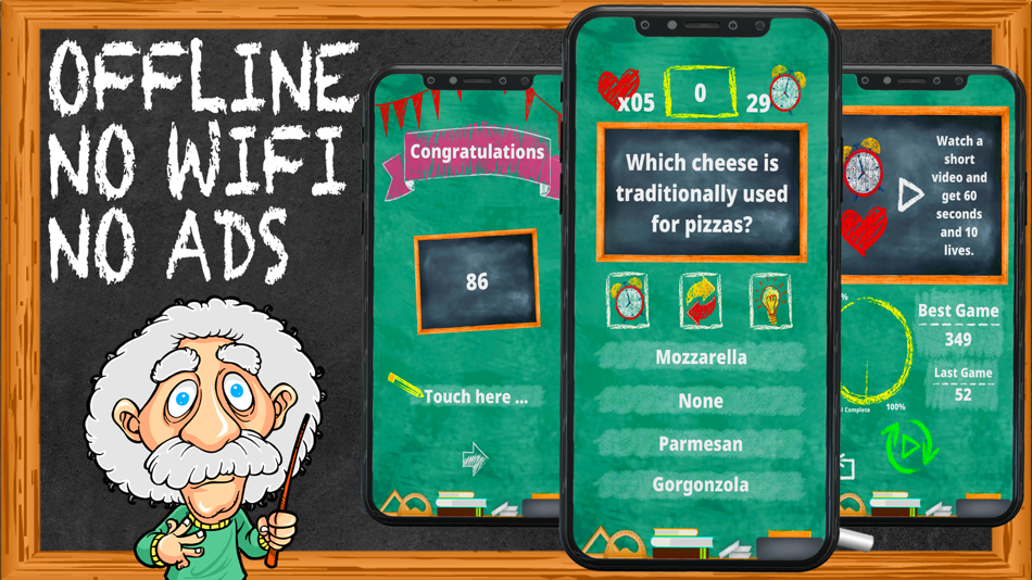 #2. Quiz Offline Games No WIFI Fun (iOS) 由: Quartz Games LLC