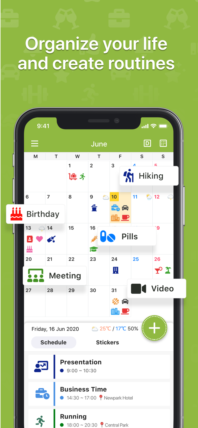 Calendar Sticker and Emoji -Tica