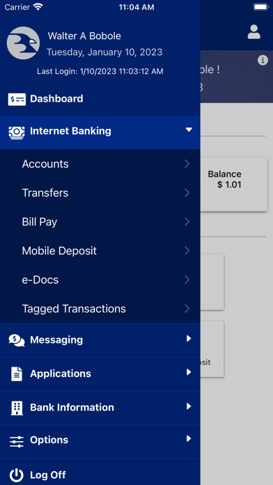 Blue Ridge Bank and Trust Co. Screenshot