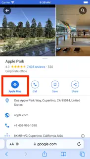 redirect maps for safari iphone screenshot 4