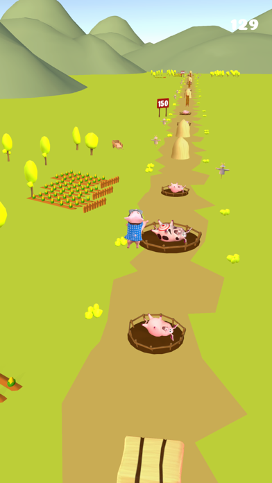 Piggy Jump: Trampolines Screenshot