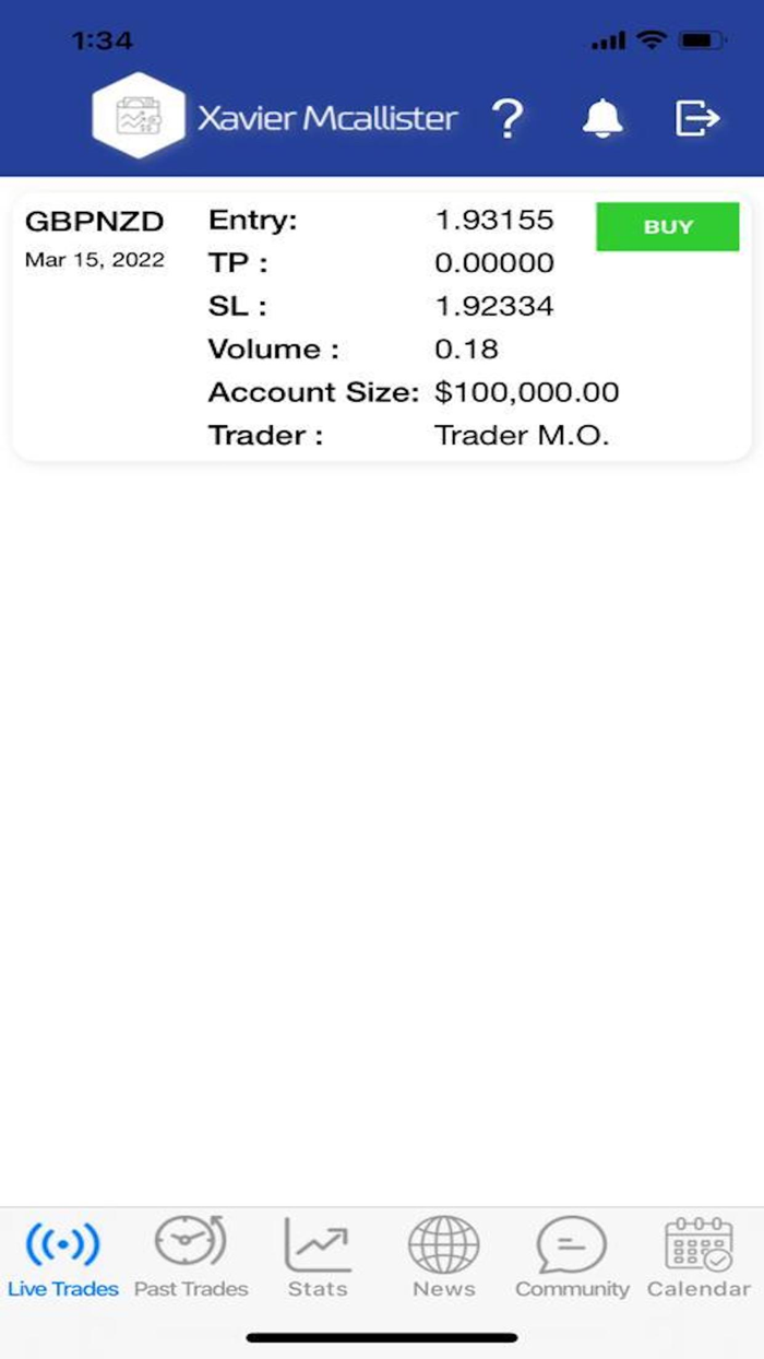 Xavier McAllister Fx Signals