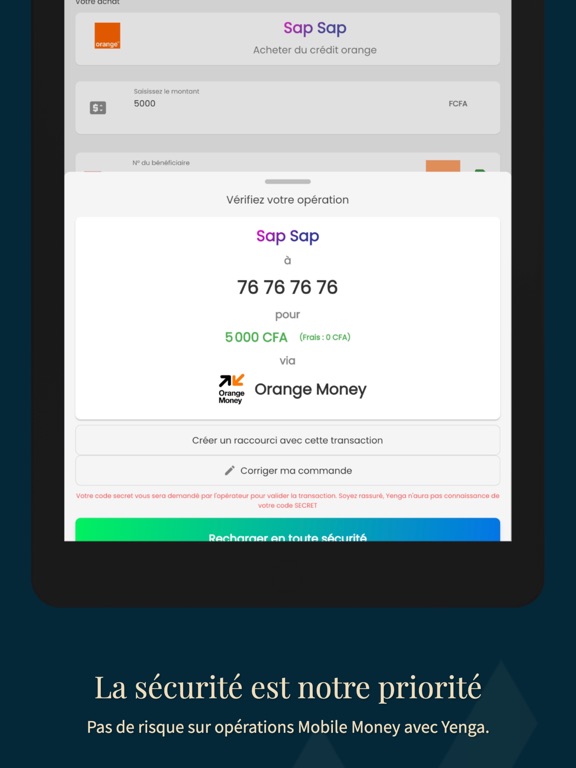 Yenga iPad screenshot 3 - Finance app