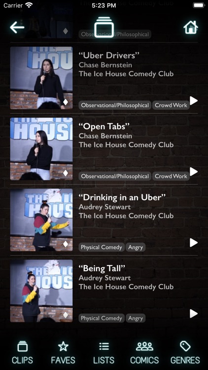 Comedy Showcase Stand-Up Clips