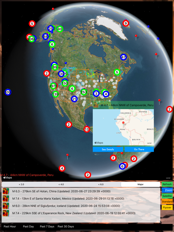 Screenshot #6 pour Instant USGS Earthquake Pro