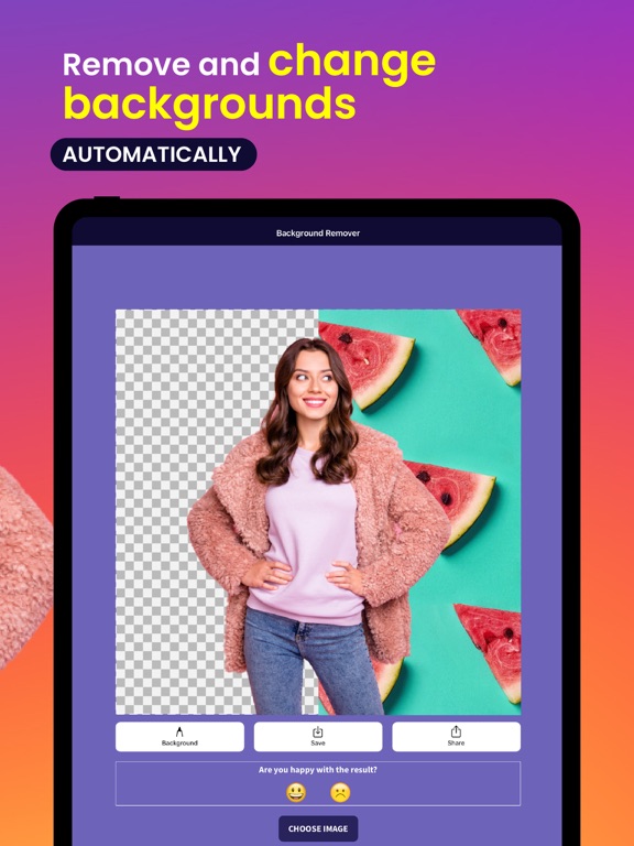 Background Eraser Photo iPad screenshot 2 - Photo & Video app