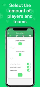 Teams Maker screenshot #1 for iPhone