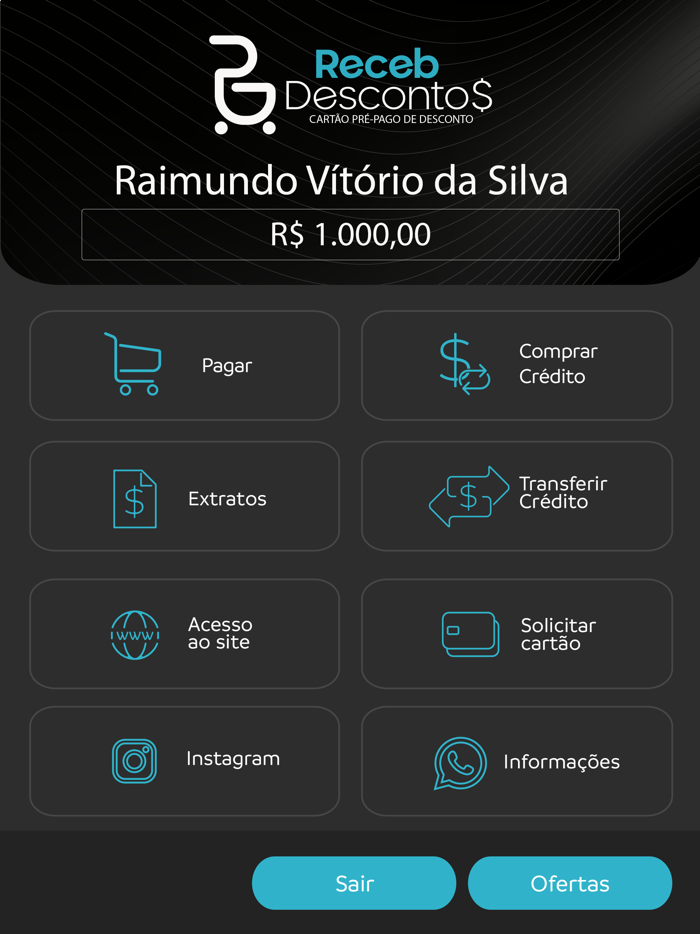 Receb Desconto Usuário