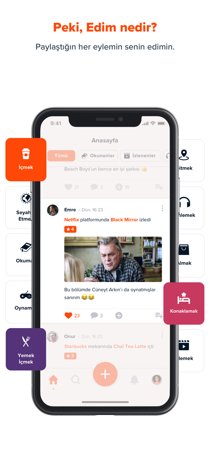 edimly - deneyimlerini paylaş