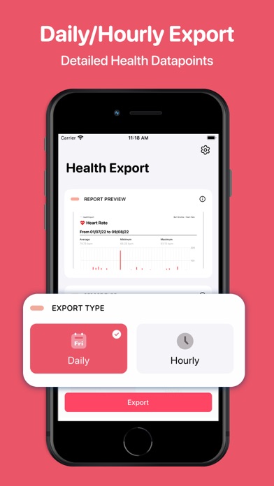 Health App Data Export Tool screenshot 4