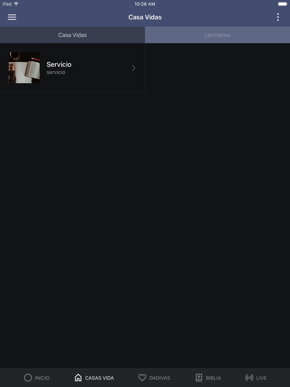Iglesia Vida Nueva Tampa iPad screenshot 2 - Education app