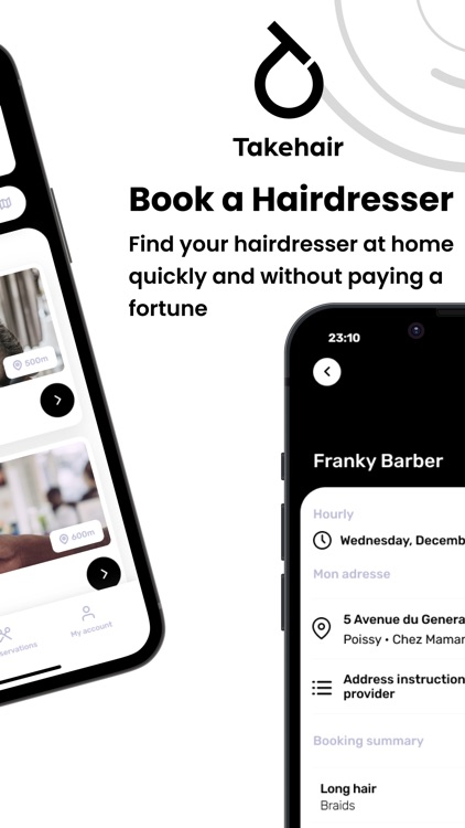 Takehair: book a hairdresser