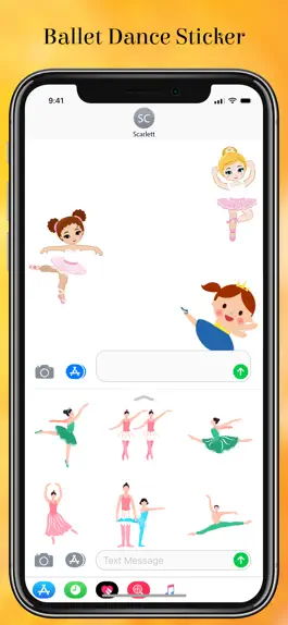 Game screenshot Dance Ballet Sticker Pack apk