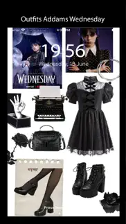 dress up : addams wednesday iphone screenshot 2