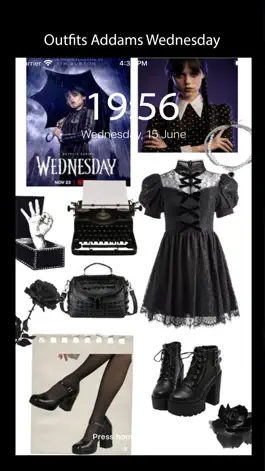 Game screenshot Dress Up : Addams wednesday apk