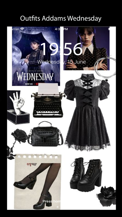 Dress Up : Addams wednesday Screenshot