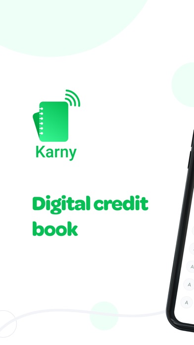 Karny-Digital credit book Screenshot