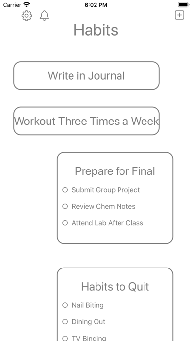 Habit Change Screenshot