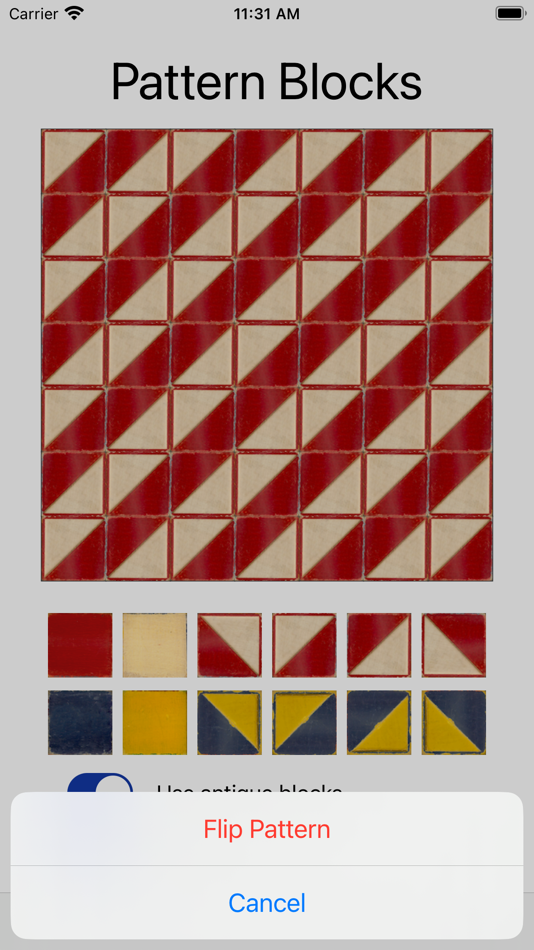 #6. Pattern Blocks (iOS) Podle: Nerdworks
