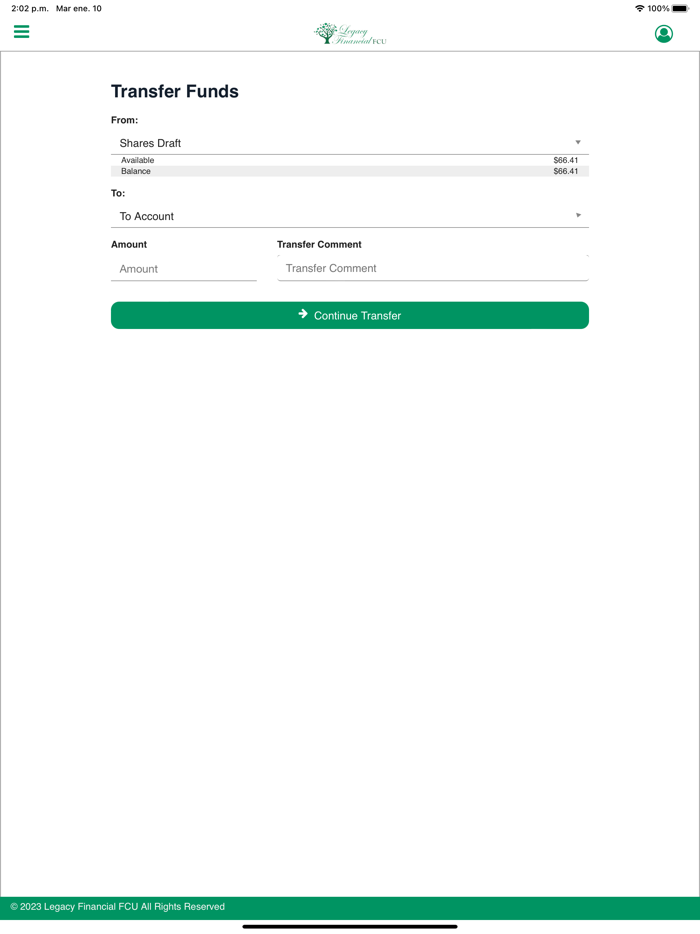 Legacy Financial FCU Mobile