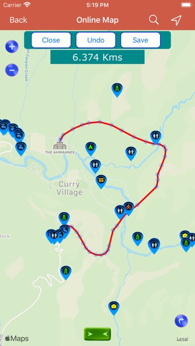 Screenshot #2 pour Yosemite National Park Map, CA